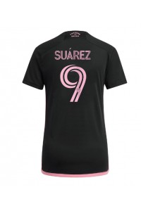 Inter Miami Luis Suarez #9 Fotballdrakt Borte Klær Dame 2024-25 Korte ermer